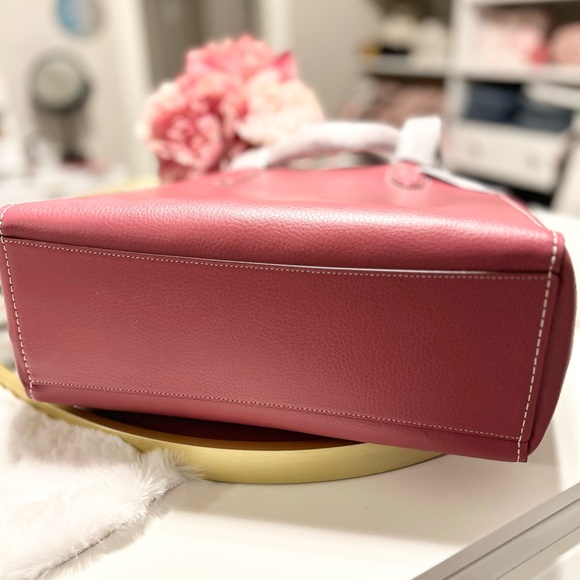 Coach Rouge Pink Derby Tote NWT - Picture 6 of 8